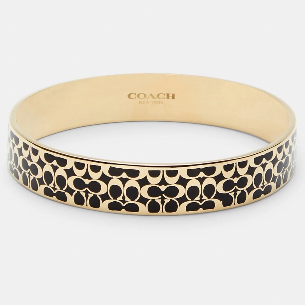 COACH Signature Enamel Bangle